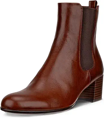 نیم بوت زنانه اکو دانمارک مدل ECCO dress classic 35 chelsea - کلاسیک شیک و راحت قهوه ای